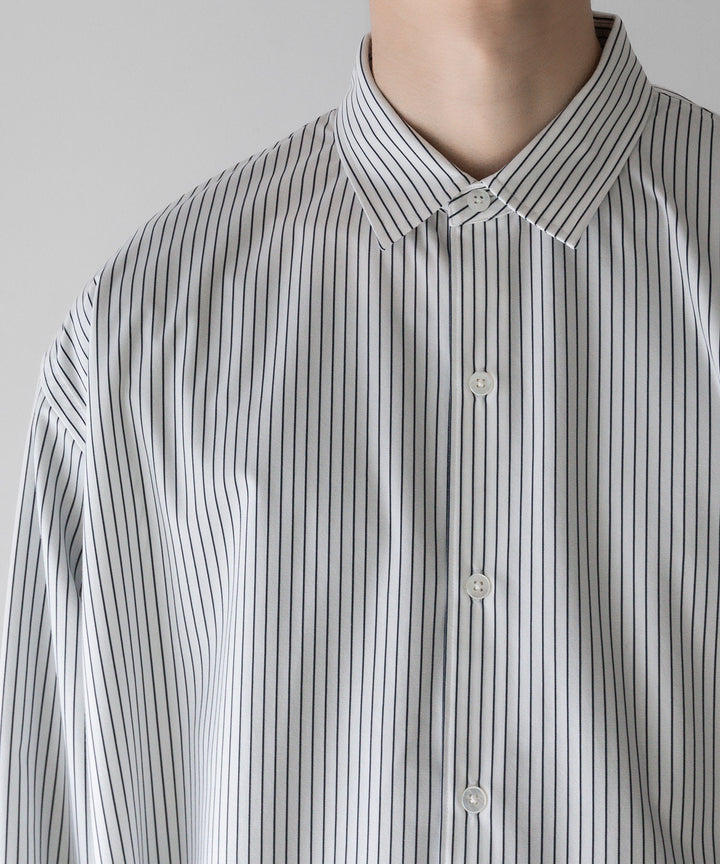 【KANEMASA PHIL.】カネマサフィル 46G ATOMOSPHERE STRIPE SHIRT - WHITE×NAVY sessionセッション福岡セレクトショップ 公式通販サイト