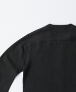 画像をギャラリービューアに読み込む, OPPOSE DUALITY-オポーズデュアリティのNO COLLAR RIB ZIP TOPのBLACK公式通販サイトsession福岡セレクトショップ
