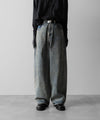 【ssstein】TWIST SEAM BAGGY VINTAGE DENIM JEANS - INDIGO