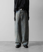 画像をギャラリービューアに読み込む, ssstein(シュタイン)のTWIST SEAM BAGGY VINTAGE DENIM JEANS - INDIGOの公式通販サイトsession福岡セレクトショップ

