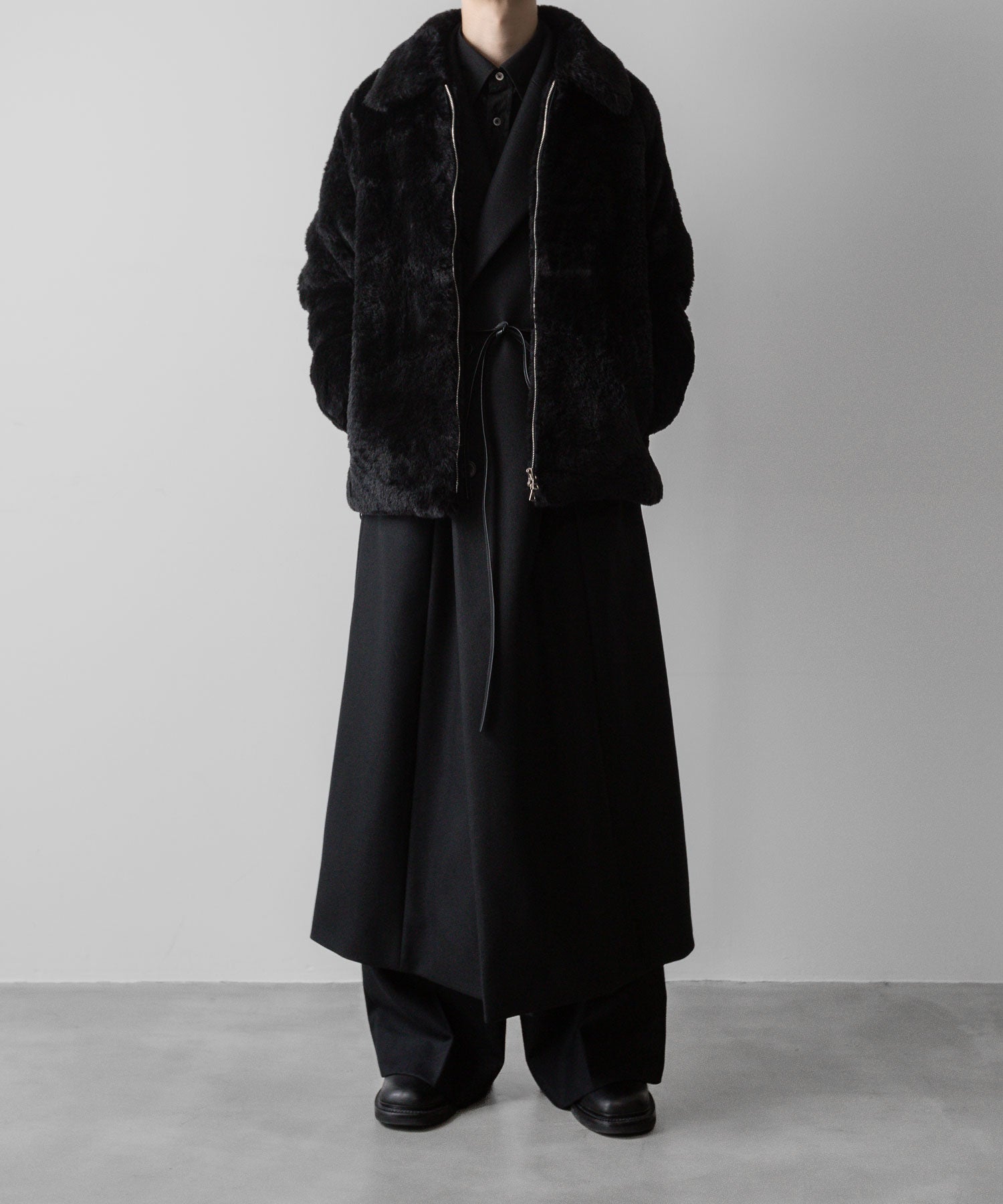 ssstein(シュタイン)の24AWコレクション OVERSIZED MAXI-LENGTH PEAKED LAPEL COAT - BLACK 公式通販サイトsession福岡セレクトショップ