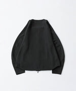 画像をギャラリービューアに読み込む, OPPOSE DUALITY-オポーズデュアリティのNO COLLAR RIB ZIP TOPのBLACK公式通販サイトsession福岡セレクトショップ
