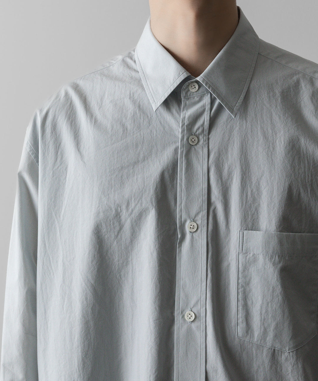 ssstein(シュタイン)の24AWコレクション OVERSIZED STANDARD SHIRT - LT.BLUE 公式通販サイトsession福岡セレクトショップ