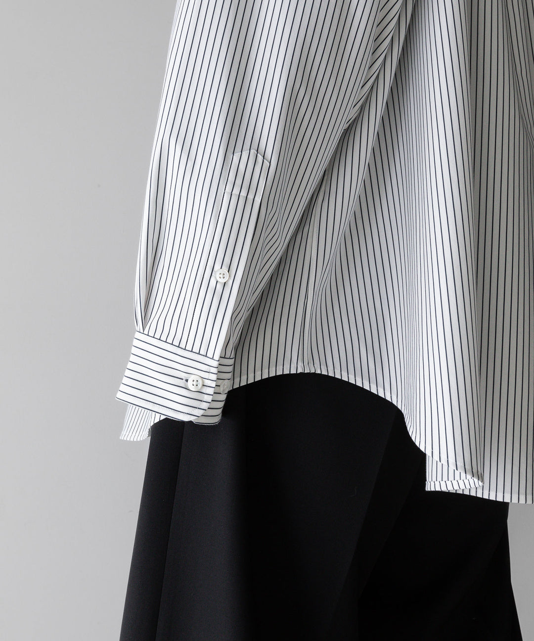 【KANEMASA PHIL.】カネマサフィル 46G ATOMOSPHERE STRIPE SHIRT - WHITE×NAVY sessionセッション福岡セレクトショップ 公式通販サイト