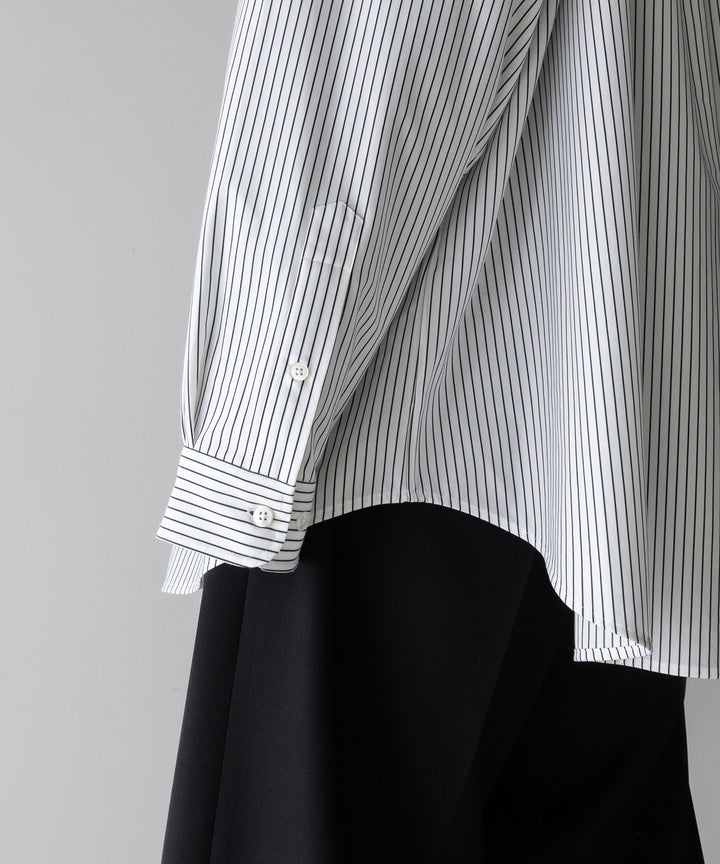 【KANEMASA PHIL.】カネマサフィル 46G ATOMOSPHERE STRIPE SHIRT - WHITE×NAVY sessionセッション福岡セレクトショップ 公式通販サイト
