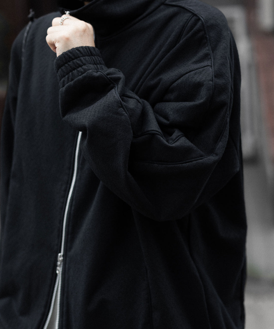 KANEMASA PHIL. カネマサフィルの36G NEEDLE PUNCH PIPING BLOUSONのBLACKの公式通販サイトsession福岡セレクトショップ