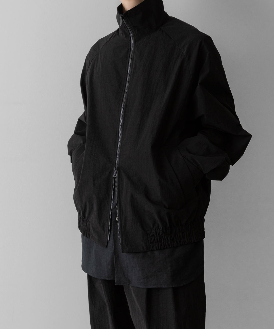 ssstein(シュタイン)のWINDPROOF NYLON ZIP JACKET - BLACKの公式通販サイトsession福岡セレクトショップ