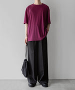 画像をギャラリービューアに読み込む, 【KANEMASA PHIL.】カネマサフィル 36G WOOL SILKY TEEのPURPLEの公式通販サイトsession福岡セレクトショップ
