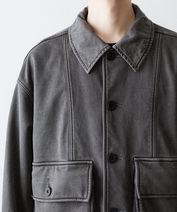 KANEMASA PHIL. カネマサフフィル36G FINE SWEAT WORK JACKETのCHARCOAL PIGMENT公式通販サイトsession福岡セレクトショップ