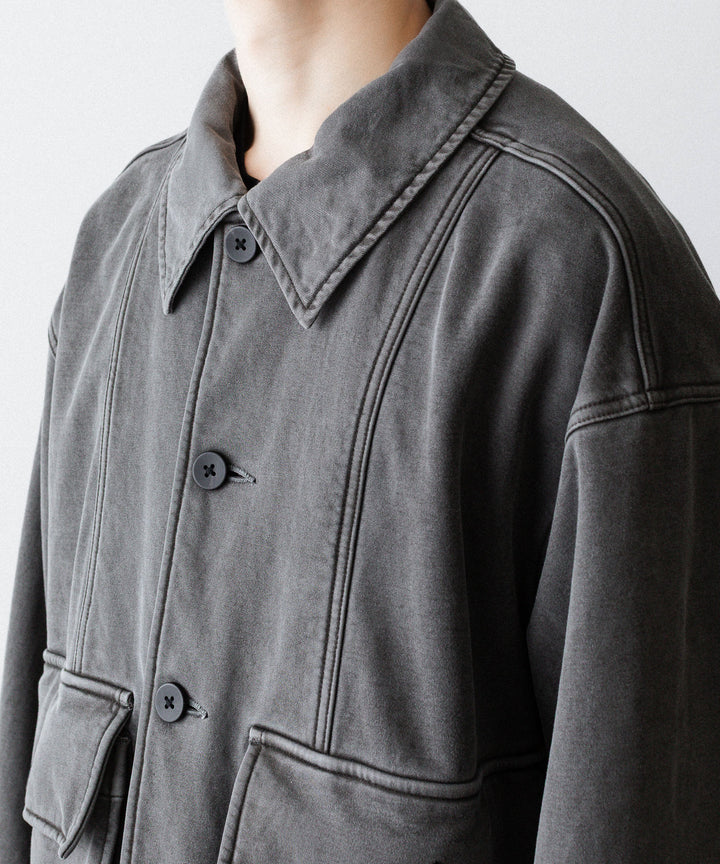 KANEMASA PHIL. カネマサフフィル36G FINE SWEAT WORK JACKETのCHARCOAL PIGMENT公式通販サイトsession福岡セレクトショップ