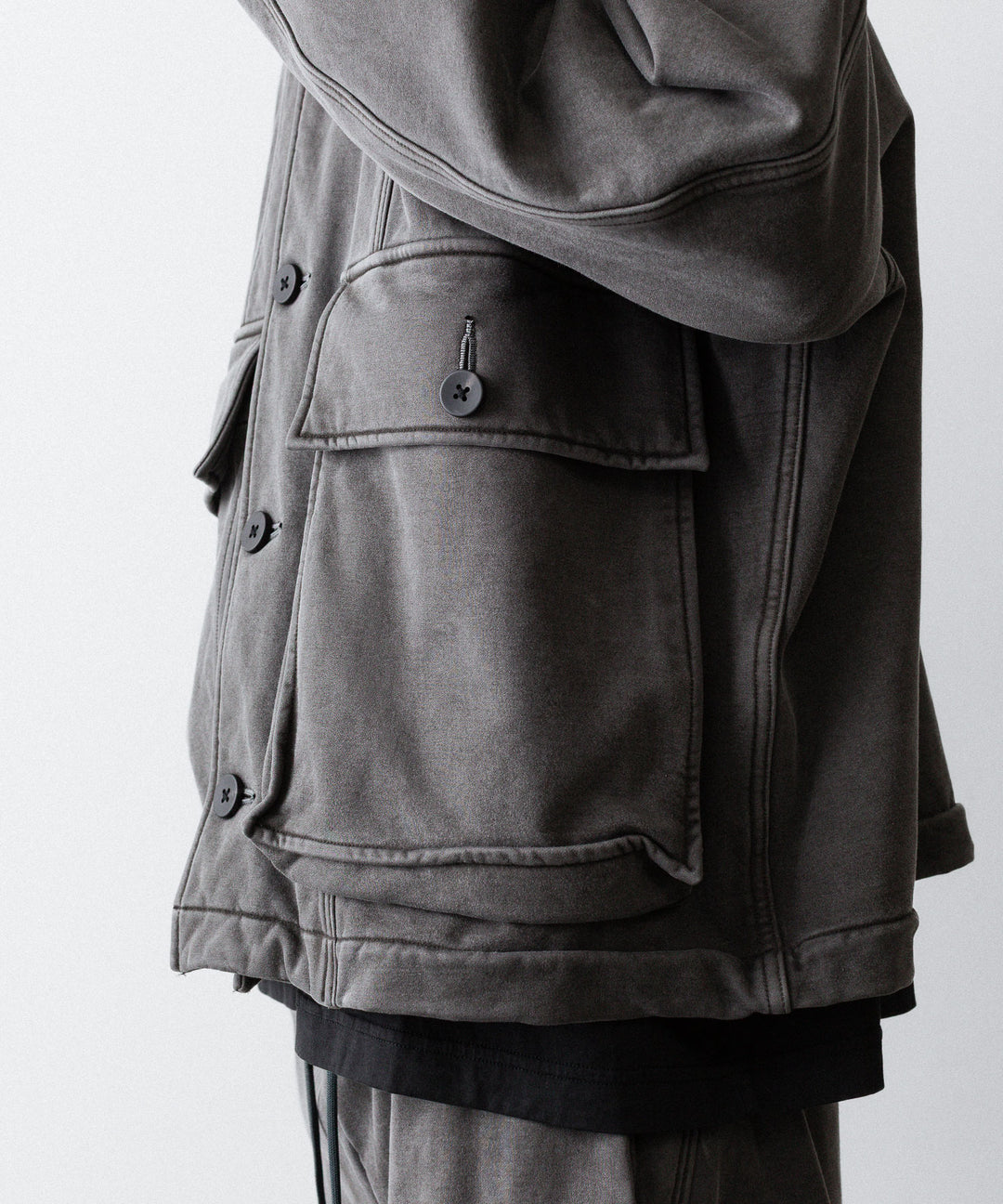 KANEMASA PHIL. カネマサフフィル36G FINE SWEAT WORK JACKETのCHARCOAL PIGMENT公式通販サイトsession福岡セレクトショップ