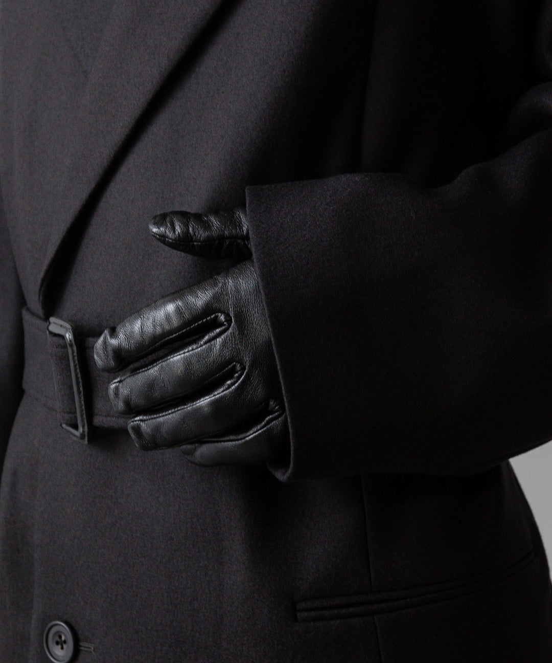 ssstein(シュタイン)の24AWコレクション OVERSIZED MAXI-LENGTH PEAKED LAPEL COAT - DARK CHARCOAL 公式通販サイトsession福岡セレクトショップ