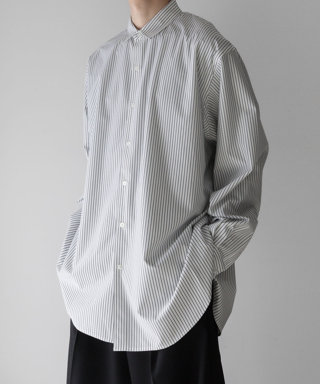 【KANEMASA PHIL.】カネマサフィル 46G ATOMOSPHERE STRIPE SHIRT - WHITE×NAVY sessionセッション福岡セレクトショップ 公式通販サイト