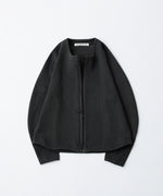 画像をギャラリービューアに読み込む, OPPOSE DUALITY-オポーズデュアリティのNO COLLAR RIB ZIP TOPのBLACK公式通販サイトsession福岡セレクトショップ
