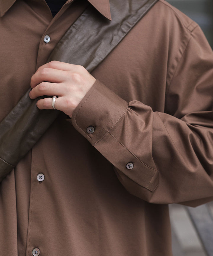 KANEMASA PHIL. カネマサフィルの46G MODEST SHIRTのLIGHT BROWN 公式通販サイトsession福岡セレクトショップ