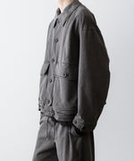 画像をギャラリービューアに読み込む, KANEMASA PHIL. カネマサフフィル36G FINE SWEAT WORK JACKETのCHARCOAL PIGMENT公式通販サイトsession福岡セレクトショップ
