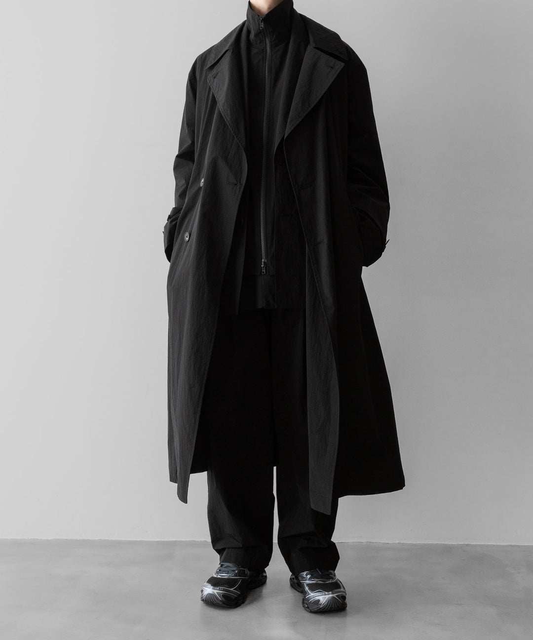 ssstein(シュタイン)のWINDPROOF NYLON ZIP JACKET - BLACKの公式通販サイトsession福岡セレクトショップ