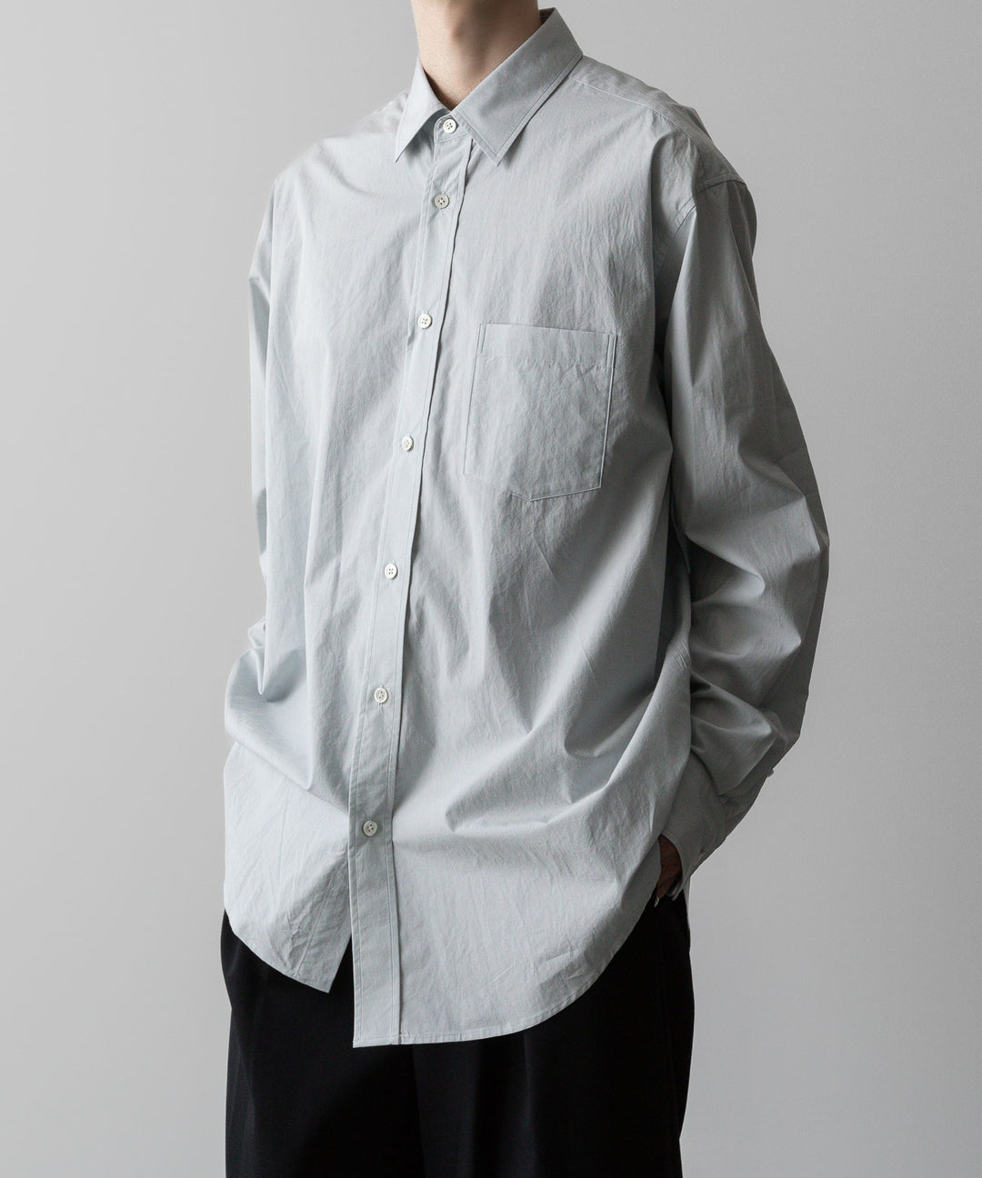 ssstein(シュタイン)の24AWコレクション OVERSIZED STANDARD SHIRT - LT.BLUE 公式通販サイトsession福岡セレクトショップ