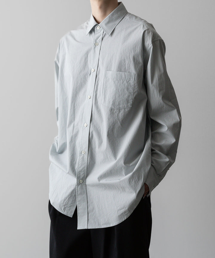 ssstein(シュタイン)の24AWコレクション OVERSIZED STANDARD SHIRT - LT.BLUE 公式通販サイトsession福岡セレクトショップ