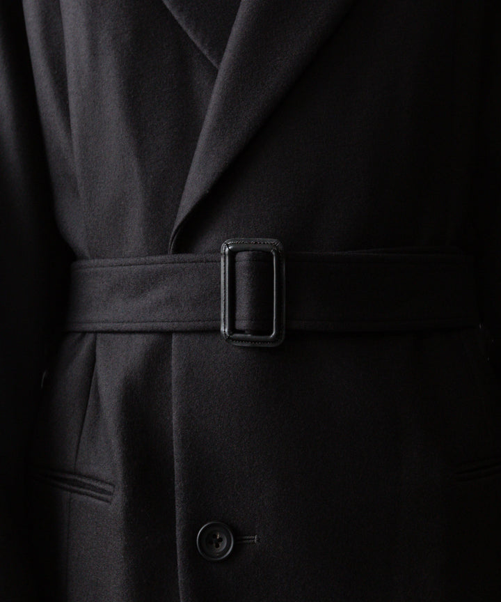 ssstein(シュタイン)の24AWコレクション OVERSIZED MAXI-LENGTH PEAKED LAPEL COAT - DARK CHARCOAL 公式通販サイトsession福岡セレクトショップ