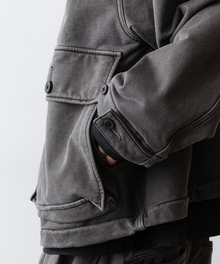 KANEMASA PHIL. カネマサフフィル36G FINE SWEAT WORK JACKETのCHARCOAL PIGMENT公式通販サイトsession福岡セレクトショップ