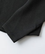 画像をギャラリービューアに読み込む, OPPOSE DUALITY-オポーズデュアリティのNO COLLAR RIB ZIP TOPのBLACK公式通販サイトsession福岡セレクトショップ
