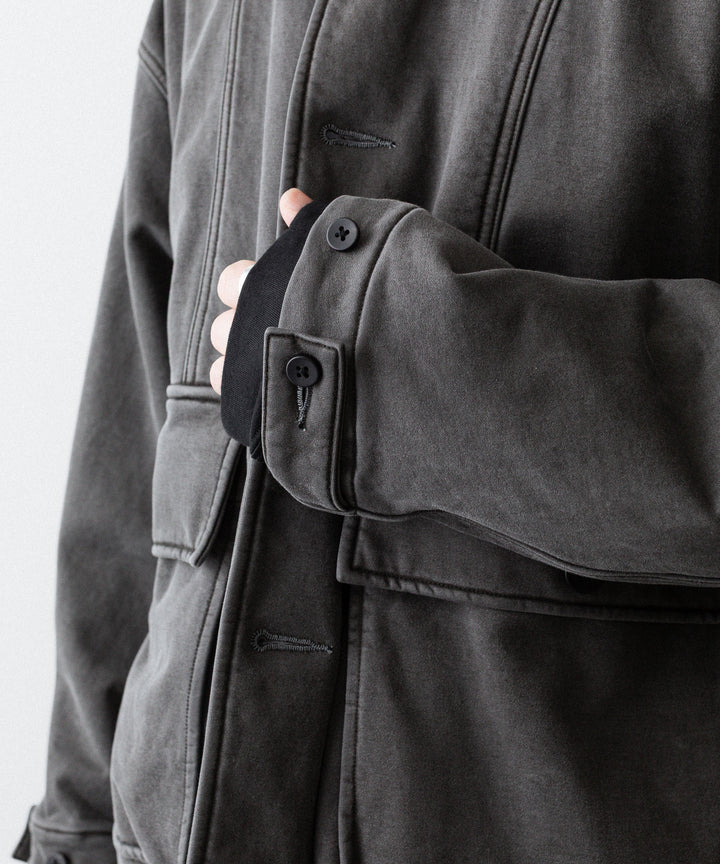 KANEMASA PHIL. カネマサフフィル36G FINE SWEAT WORK JACKETのCHARCOAL PIGMENT公式通販サイトsession福岡セレクトショップ
