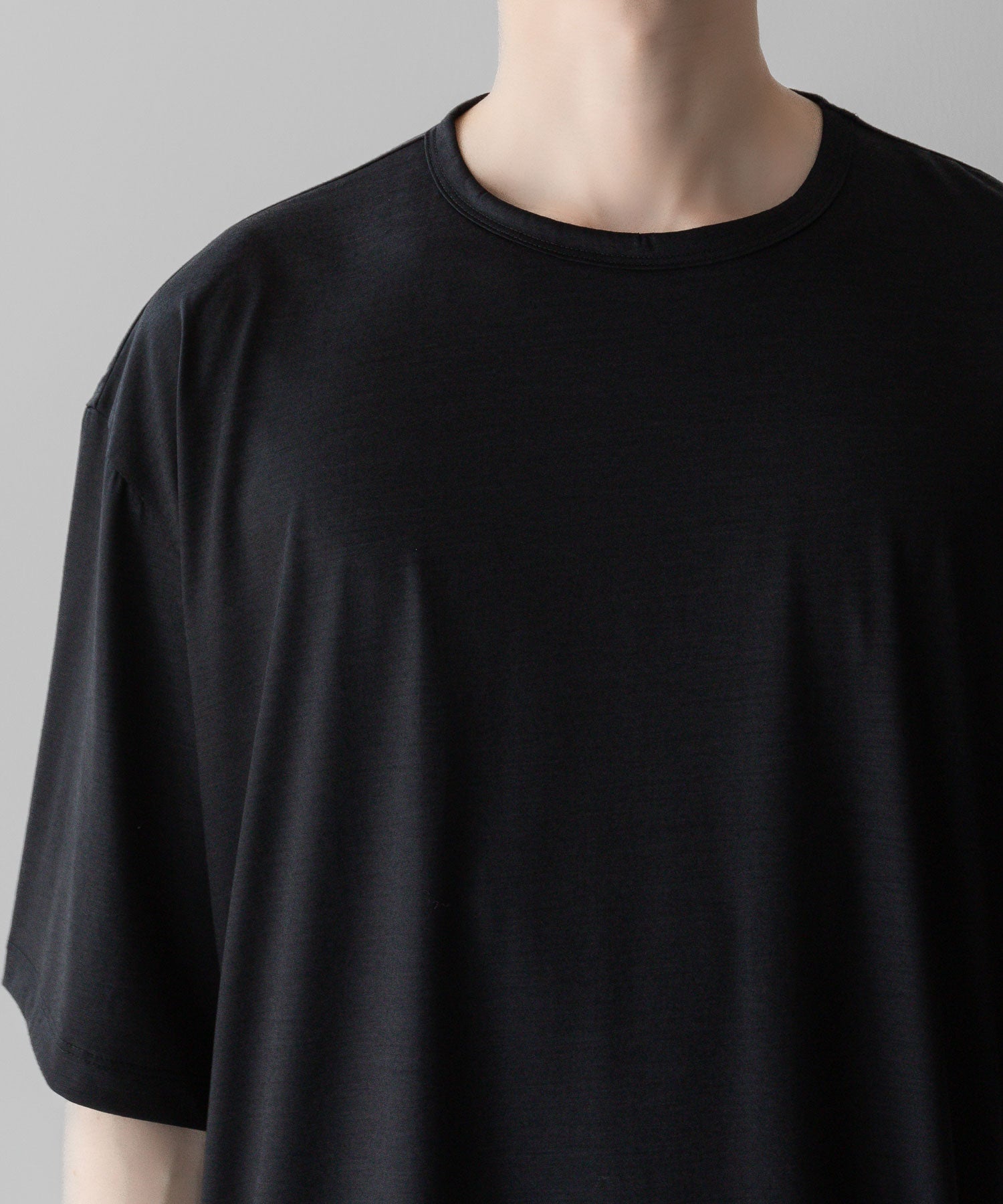 【KANEMASA PHIL.】カネマサフィル 36G WOOL SILKY TEEのBLACKの公式通販サイトsession福岡セレクトショップ