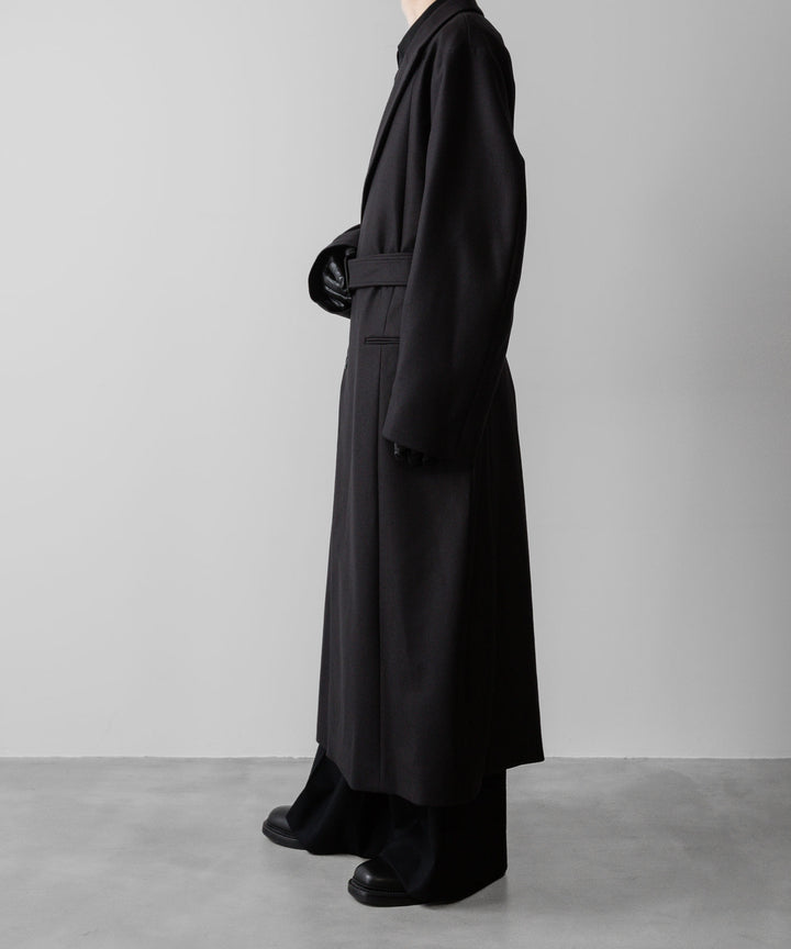 ssstein(シュタイン)の24AWコレクション OVERSIZED MAXI-LENGTH PEAKED LAPEL COAT - DARK CHARCOAL 公式通販サイトsession福岡セレクトショップ