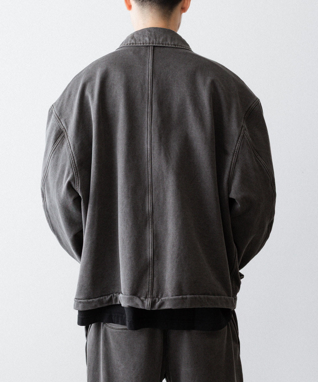 KANEMASA PHIL. カネマサフフィル36G FINE SWEAT WORK JACKETのCHARCOAL PIGMENT公式通販サイトsession福岡セレクトショップ