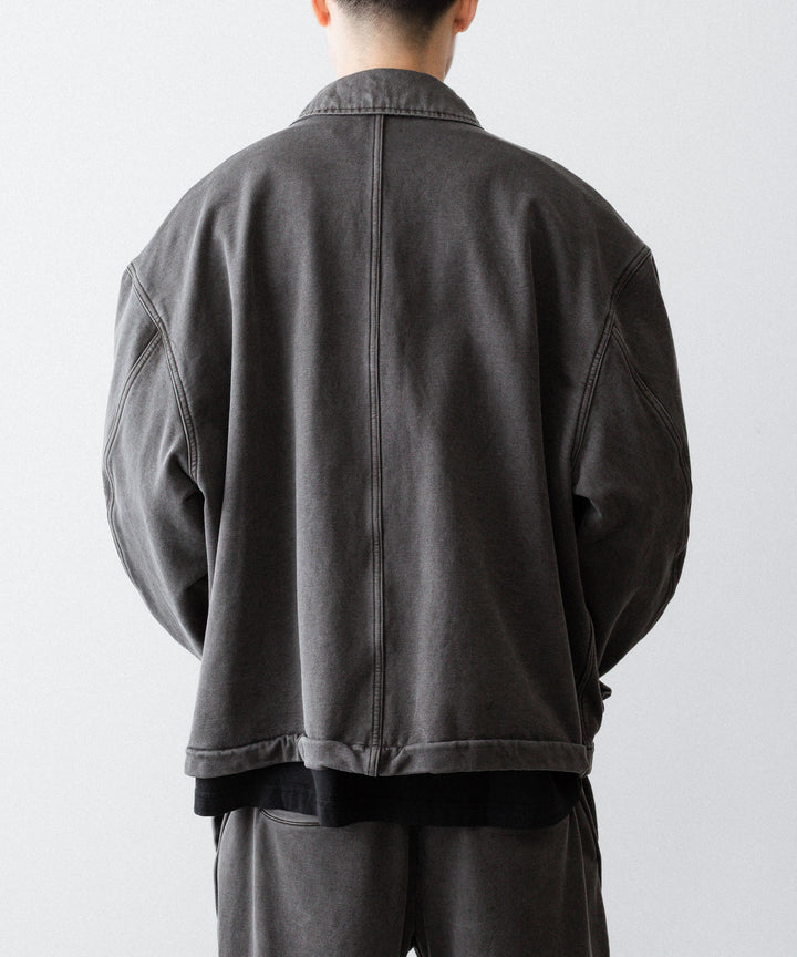 KANEMASA PHIL. カネマサフフィル36G FINE SWEAT WORK JACKETのCHARCOAL PIGMENT公式通販サイトsession福岡セレクトショップ