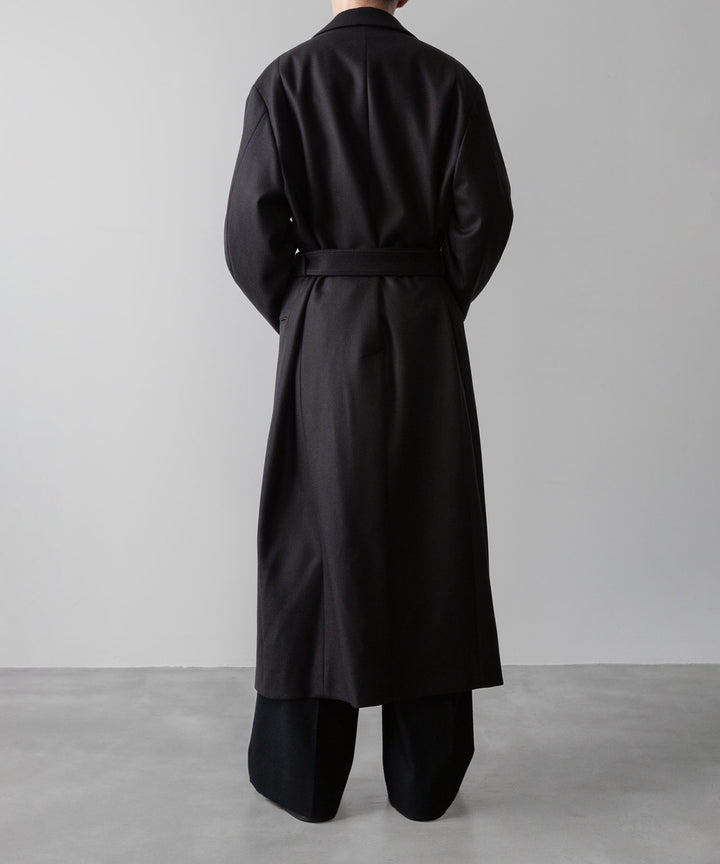 ssstein(シュタイン)の24AWコレクション OVERSIZED MAXI-LENGTH PEAKED LAPEL COAT - DARK CHARCOAL 公式通販サイトsession福岡セレクトショップ
