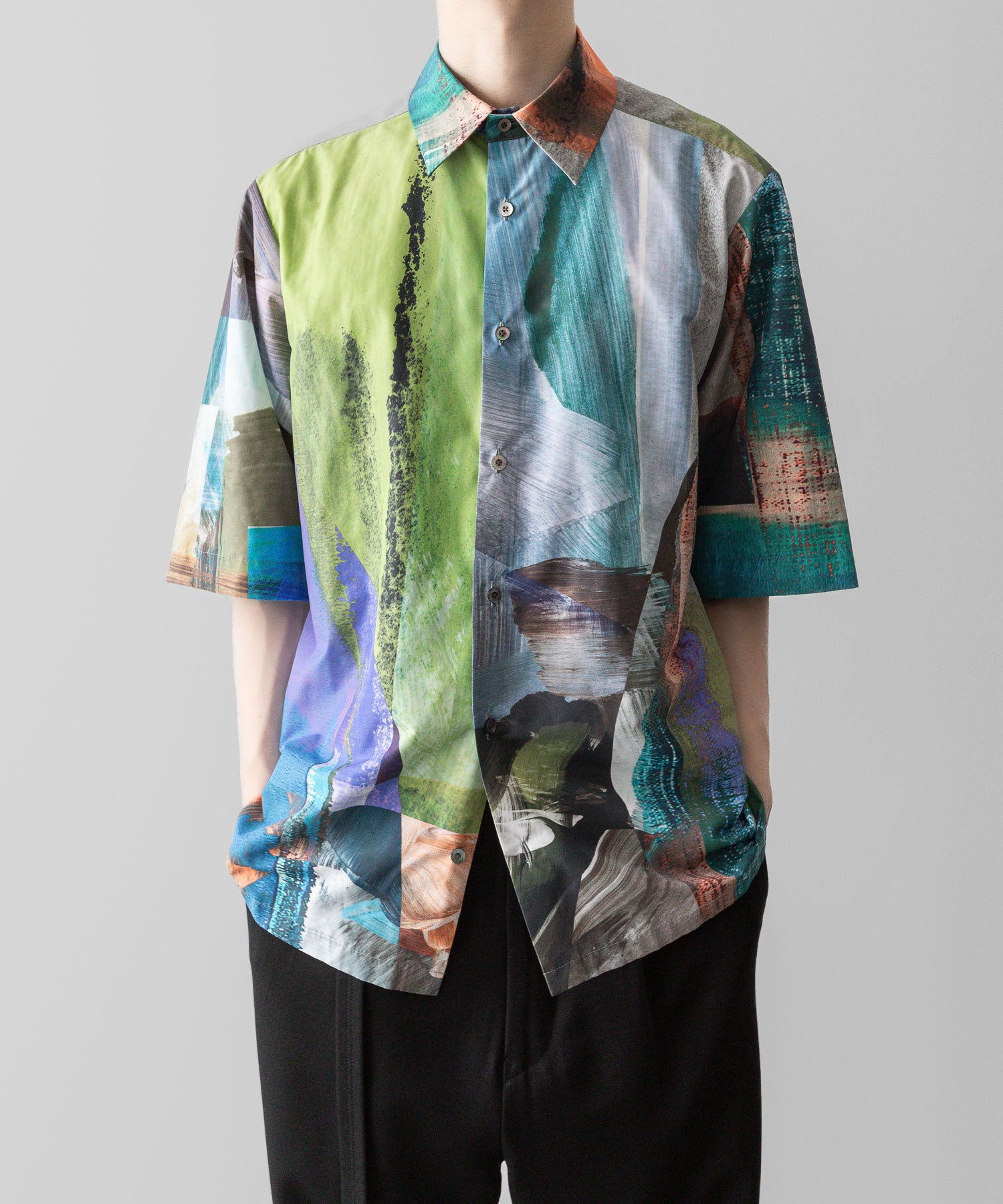 UJOH ウジョー×KANAKO SASAKIのREGULAR COLLAR HALF SLEEVE SHIRT - WHITE公式通販サイトsession福岡セレクトショップ