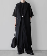 画像をギャラリービューアに読み込む, 【stein】シュタイン 24ss NO SLEEVE LONG COAT - BLACK (MELTON) sessionセッション福岡セレクトショップ 公式通販サイト
