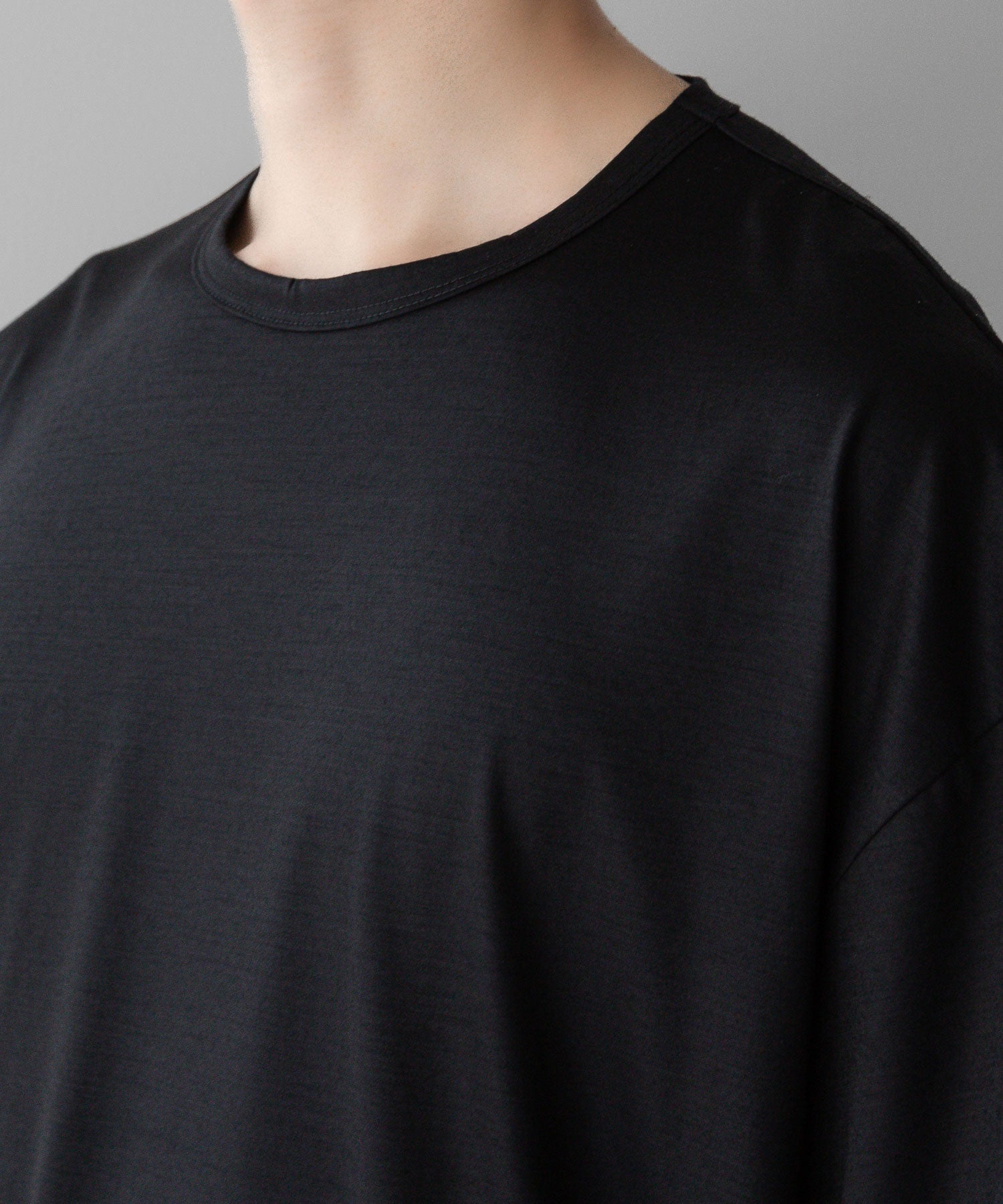 【KANEMASA PHIL.】カネマサフィル 36G WOOL SILKY TEEのBLACKの公式通販サイトsession福岡セレクトショップ