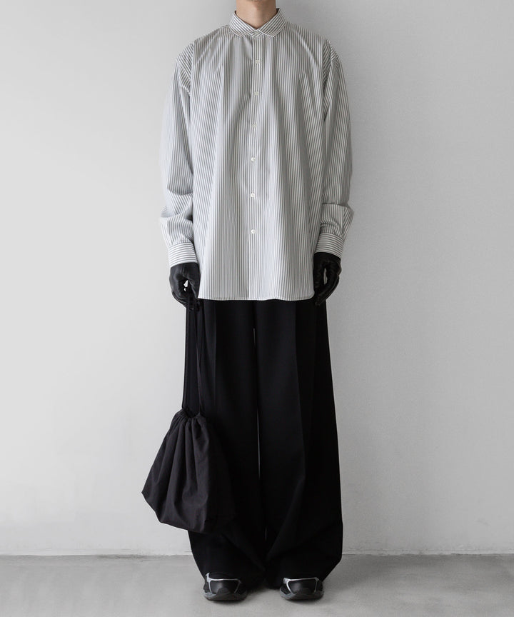 【KANEMASA PHIL.】カネマサフィル 46G ATOMOSPHERE STRIPE SHIRT - WHITE×NAVY sessionセッション福岡セレクトショップ 公式通販サイト