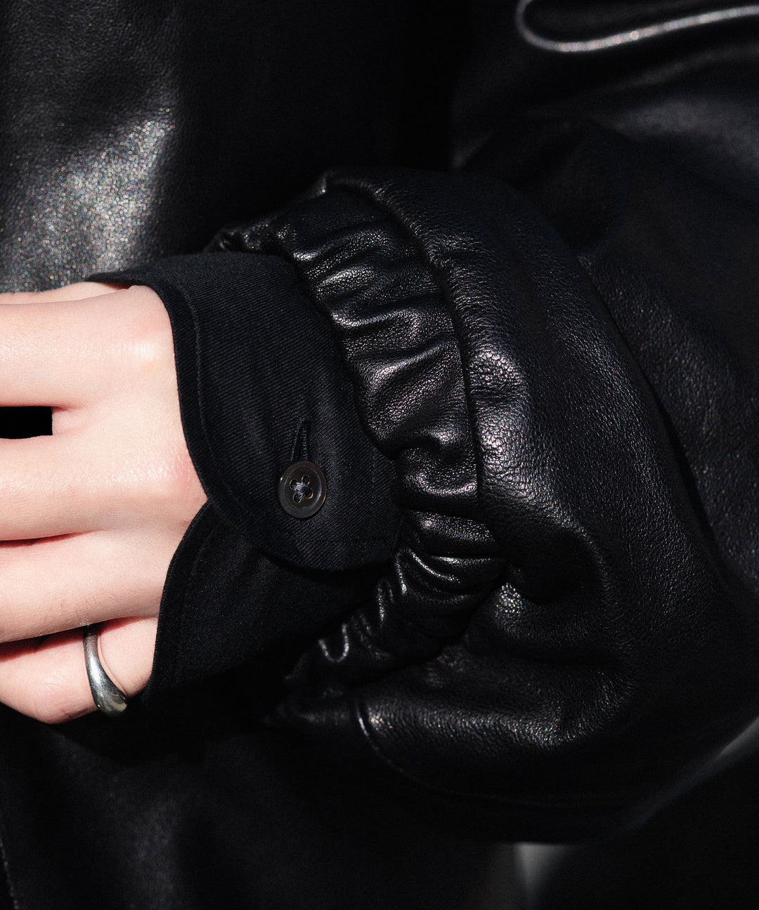 ssstein(シュタイン)のLAMBS LEATHER LIGHT ZIP JACKET - BLACKの公式通販サイトsession福岡セレクトショップ