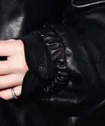 画像をギャラリービューアに読み込む, ssstein(シュタイン)のLAMBS LEATHER LIGHT ZIP JACKET - BLACKの公式通販サイトsession福岡セレクトショップ
