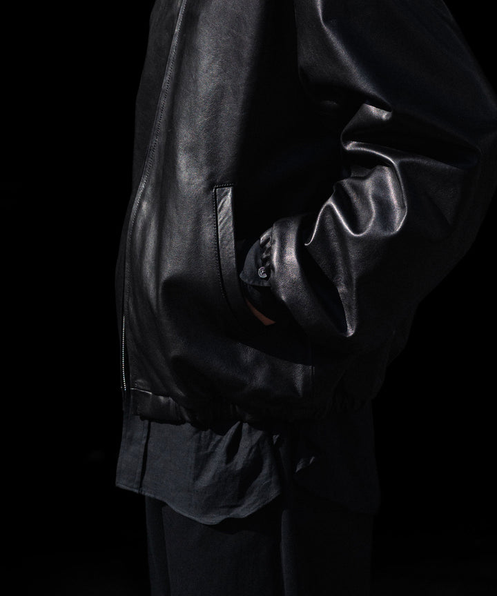 ssstein(シュタイン)のLAMBS LEATHER LIGHT ZIP JACKET - BLACKの公式通販サイトsession福岡セレクトショップ