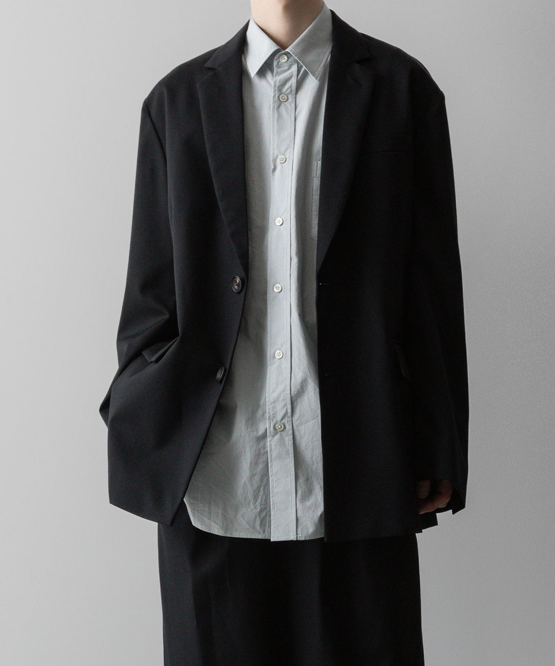 ssstein(シュタイン)の24AWコレクション OVERSIZED STANDARD SHIRT - LT.BLUE 公式通販サイトsession福岡セレクトショップ