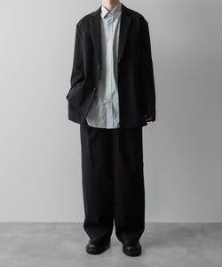 ssstein(シュタイン)の24AWコレクション OVERSIZED SINGLE BREASTED JACKET - BLACK 公式通販サイトsession福岡セレクトショップ