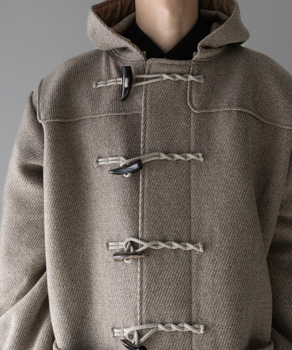INTÉRIM(インテリム)の23AWコレクションHYPER BIG CASHMERE HEAVY ROYAL NAVY DUFFEL COAT - BEIGE 公式通販サイトsession福岡セレクトショップ