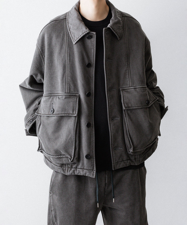 KANEMASA PHIL. カネマサフフィル36G FINE SWEAT WORK JACKETのCHARCOAL PIGMENT公式通販サイトsession福岡セレクトショップ