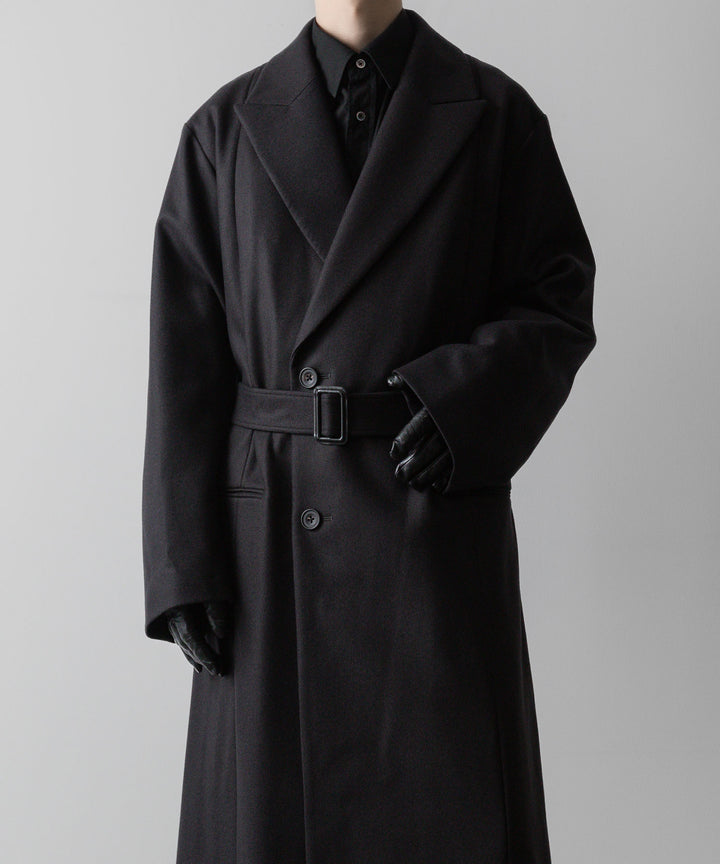 ssstein(シュタイン)の24AWコレクション OVERSIZED MAXI-LENGTH PEAKED LAPEL COAT - DARK CHARCOAL 公式通販サイトsession福岡セレクトショップ