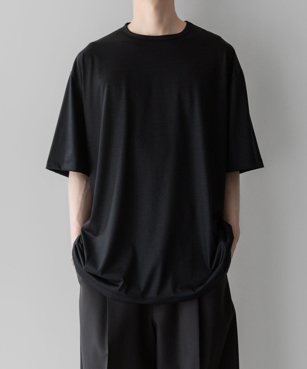 【KANEMASA PHIL.】カネマサフィル 36G WOOL SILKY TEEのBLACKの公式通販サイトsession福岡セレクトショップ