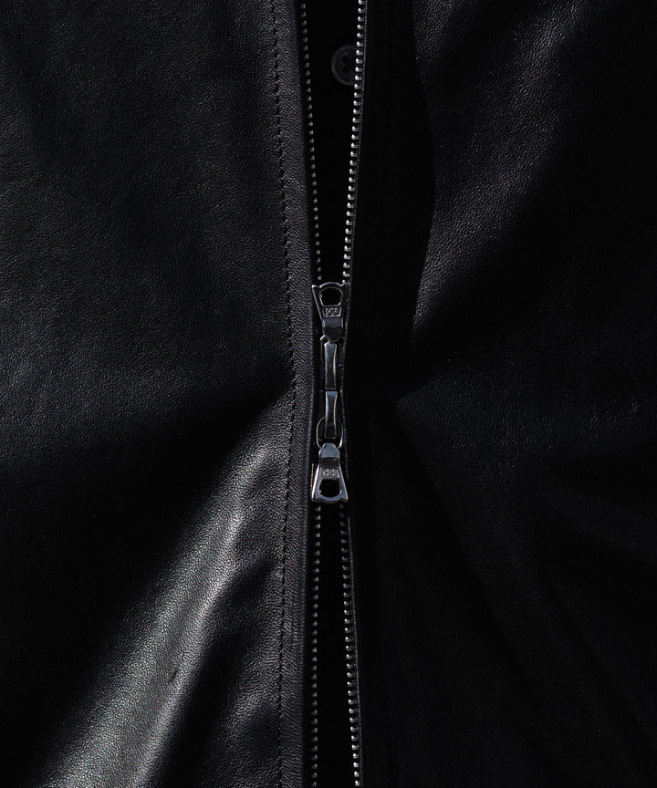 ssstein(シュタイン)のLAMBS LEATHER LIGHT ZIP JACKET - BLACKの公式通販サイトsession福岡セレクトショップ