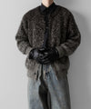 【ssstein】GLITTER FUR KNIT GRADATION CARDIGAN - GRADATION