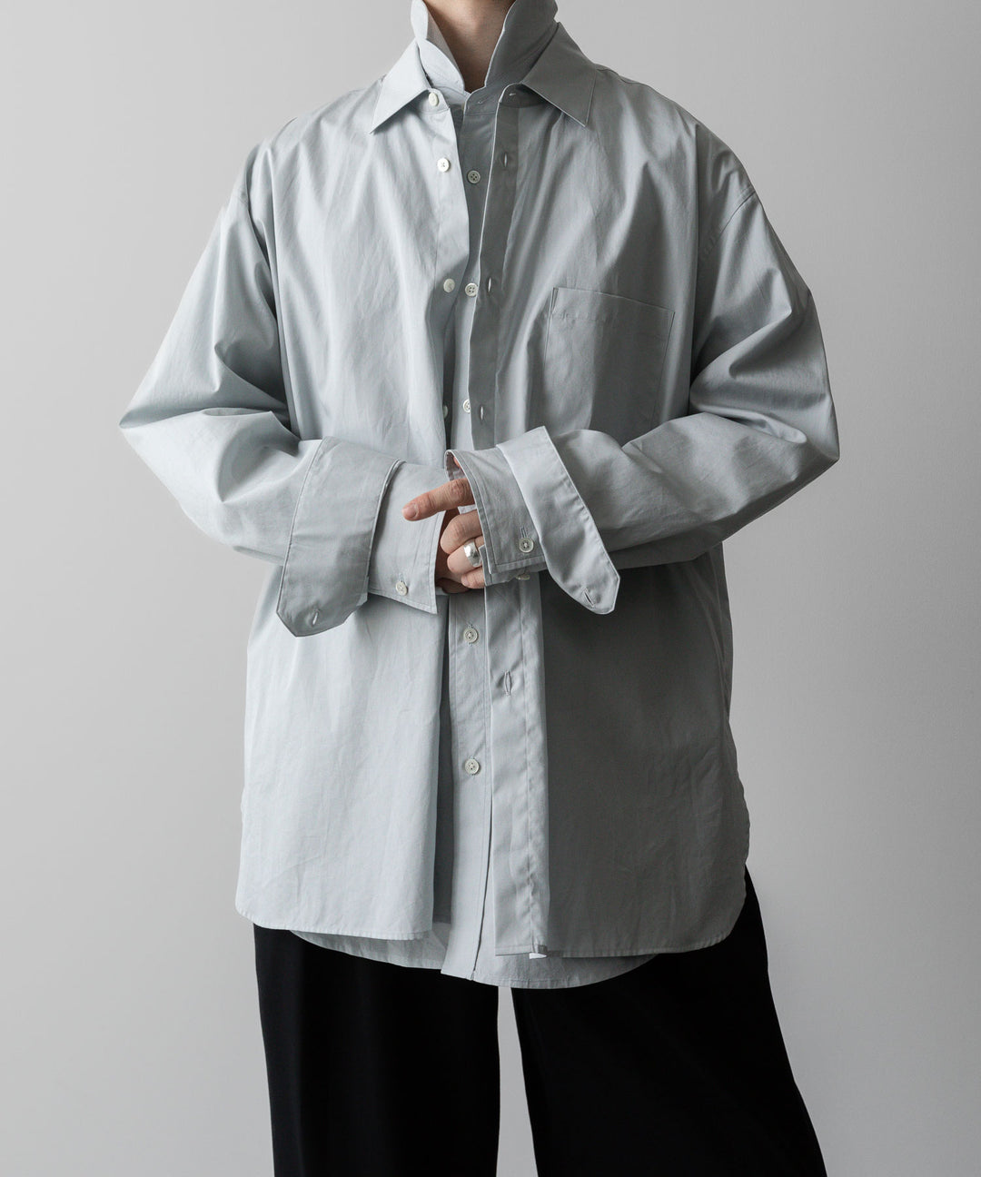 ssstein(シュタイン)の24AWコレクション OVERSIZED STANDARD SHIRT - LT.BLUE 公式通販サイトsession福岡セレクトショップ