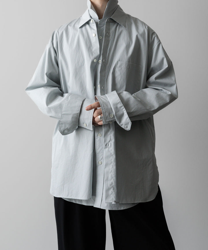 ssstein(シュタイン)の24AWコレクション OVERSIZED STANDARD SHIRT - LT.BLUE 公式通販サイトsession福岡セレクトショップ