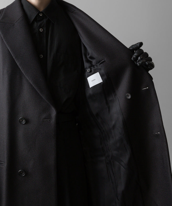 ssstein(シュタイン)の24AWコレクション OVERSIZED MAXI-LENGTH PEAKED LAPEL COAT - DARK CHARCOAL 公式通販サイトsession福岡セレクトショップ